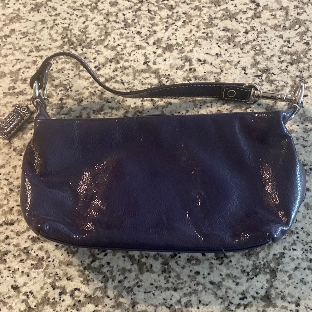 Tiny purple coach purse